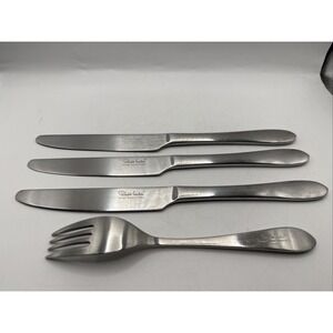 Robert Welch 3 Butter Knifes And 1 Fork
